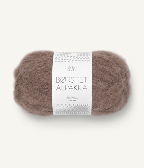 Hovedbilde Børstet Alpakka 3161 Acorn